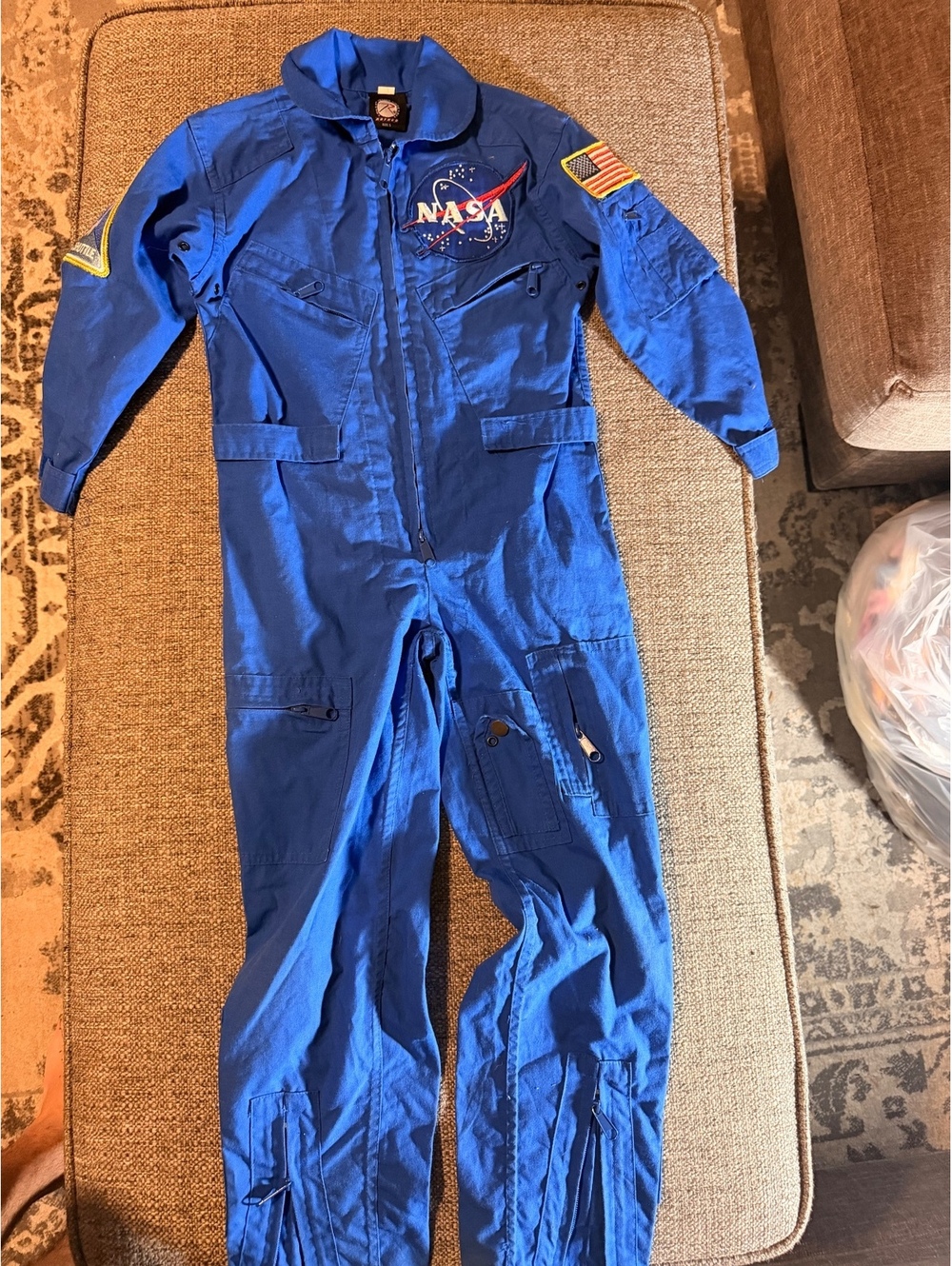 NASA blue jumpsuit costume